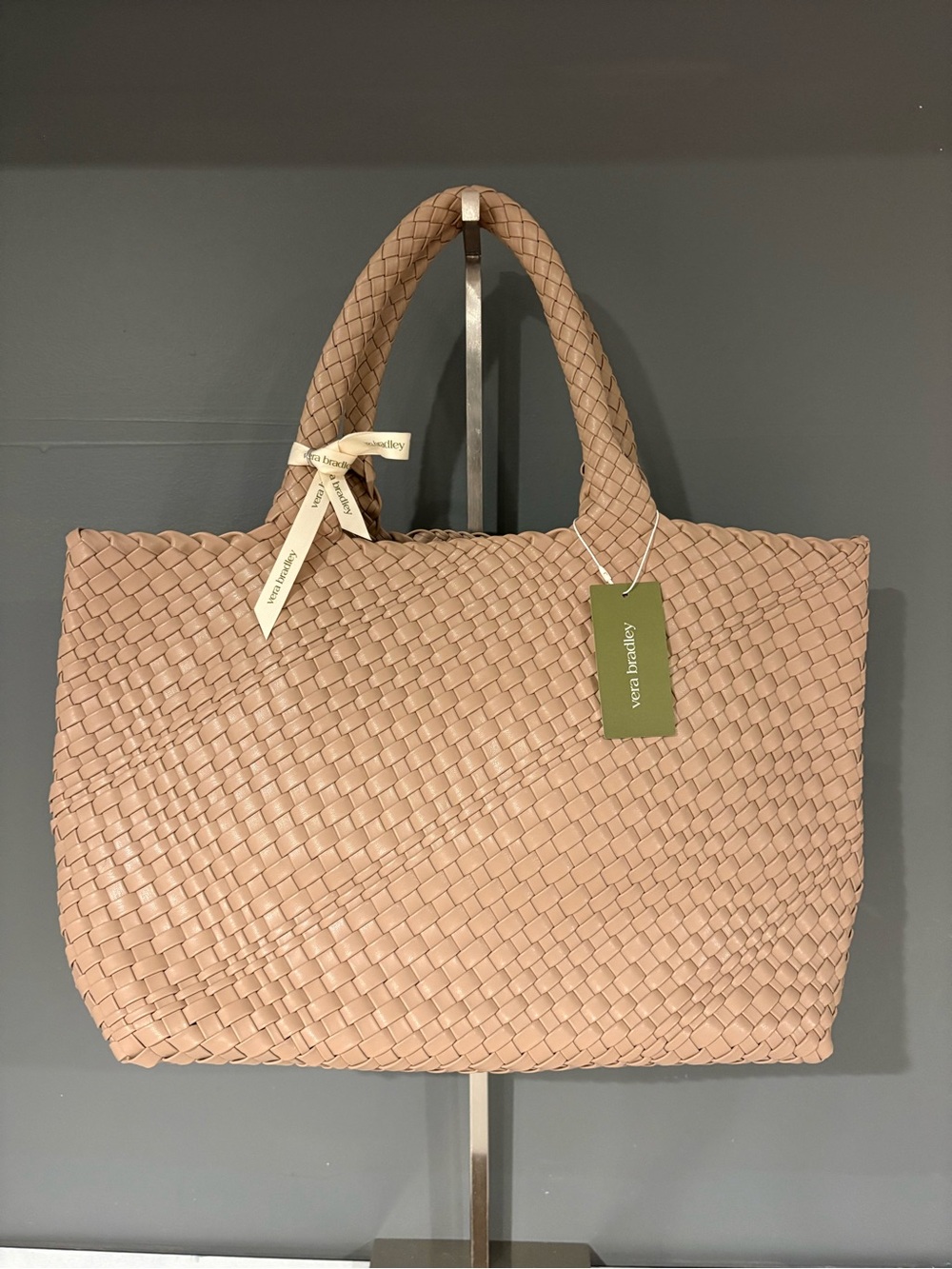 Vera Bradley Blush Pink Woven Tote